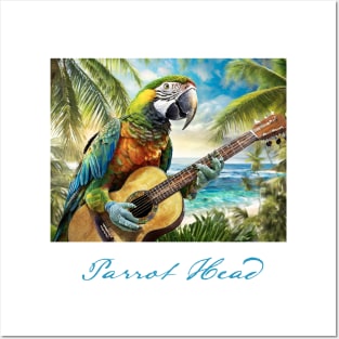 Parrot Head Design Posters and Art